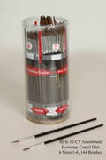 Atlas Brush Company 30CY 144 Camel Hair Brush Asst Cannister