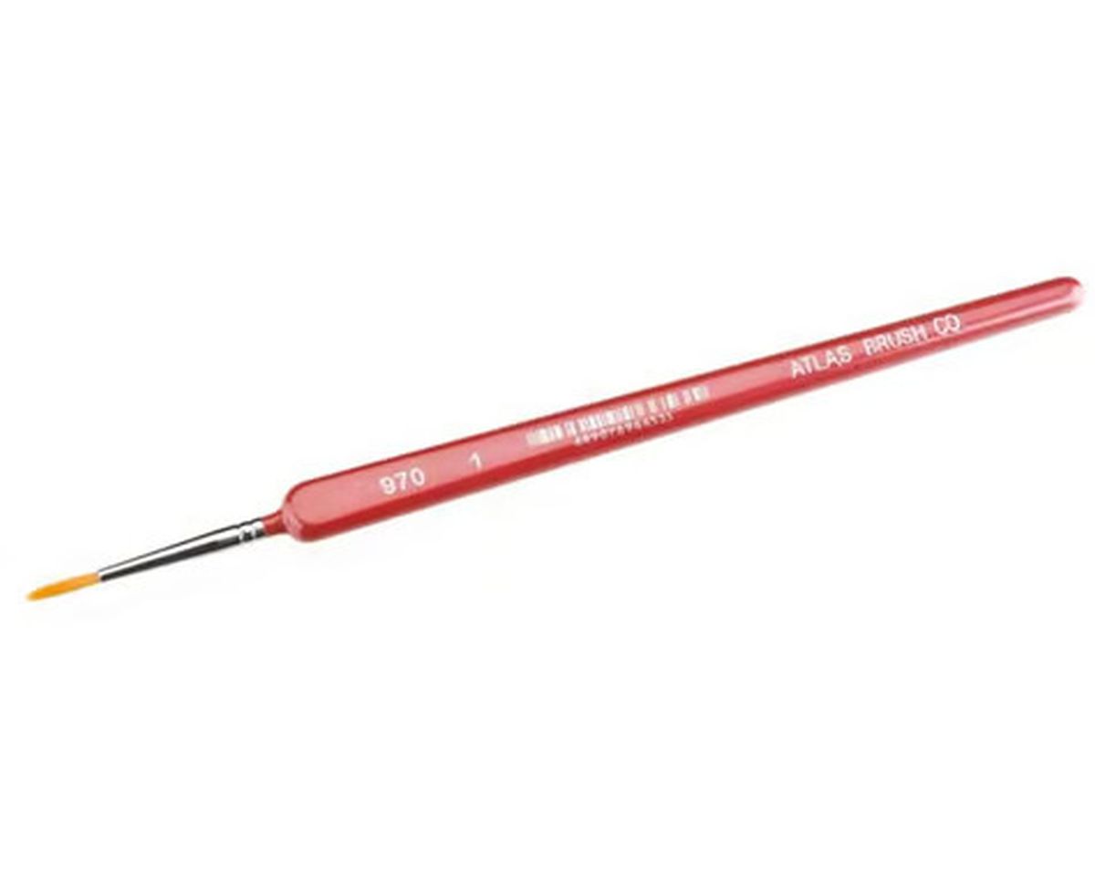 Atlas Brush Company 9701 #1 Golden Taklon Detail Brush