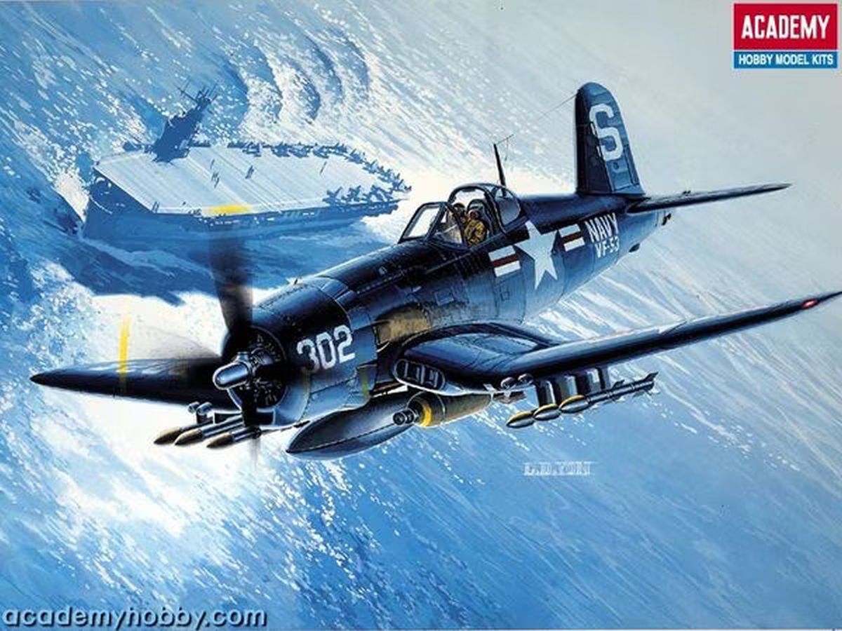 Academy Model 12267  F4U-4B Corsair USA (was kit #2124)