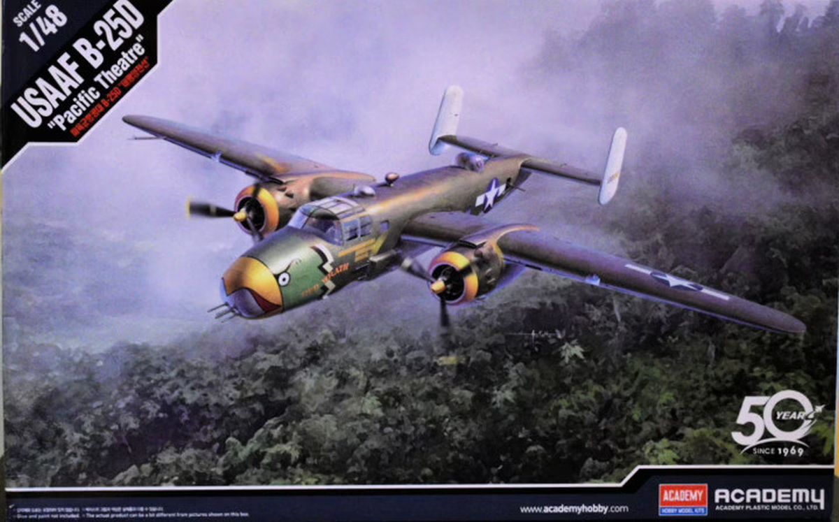 Academy Model 12328 B-25D Pacific Theater USAAF