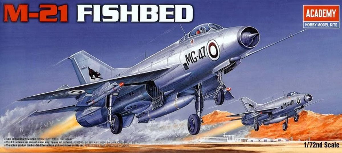 Academy Model 12442  MiG-21 Fishbed USSR (was kit #1618)