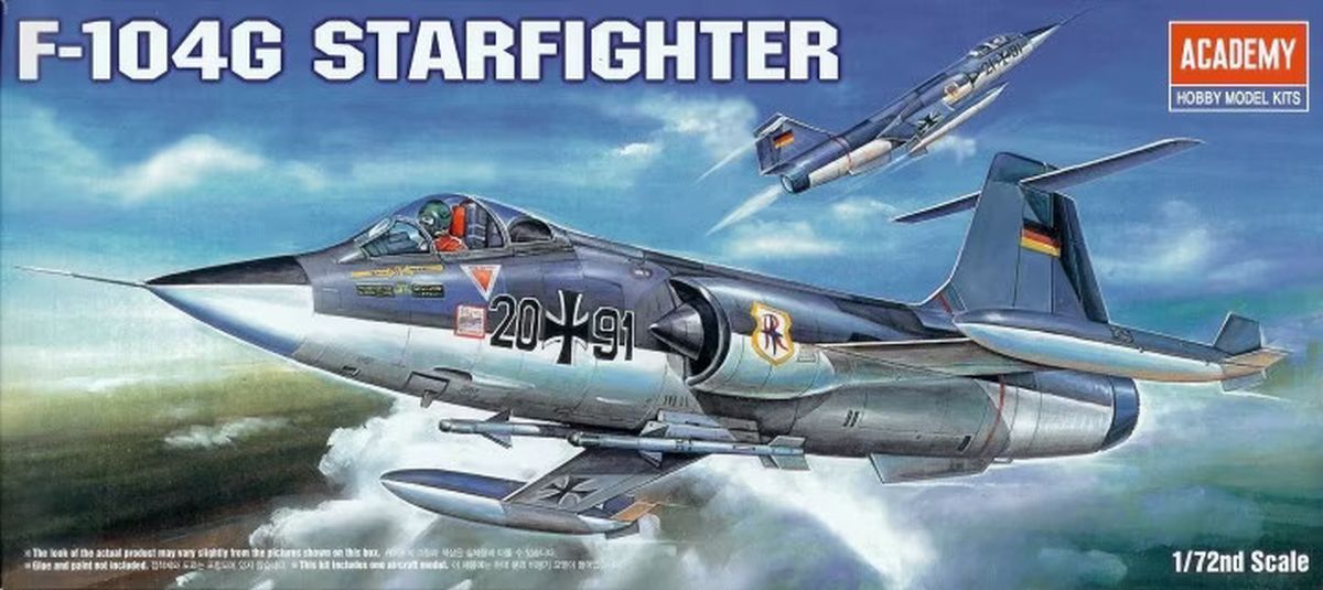 Academy Model 12443 F-104G Starfighter (was kit #1619)