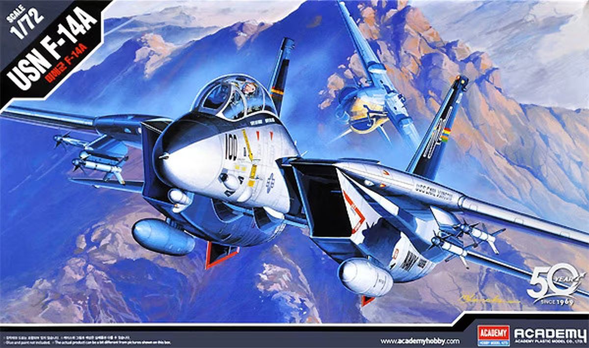 Academy Model 12471  F-14A Tomcat USN (was kit #1679)
