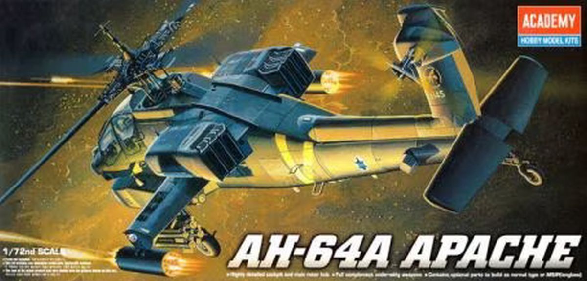 Academy Model 12488 AH-64A Apache USA (was kit #2138)