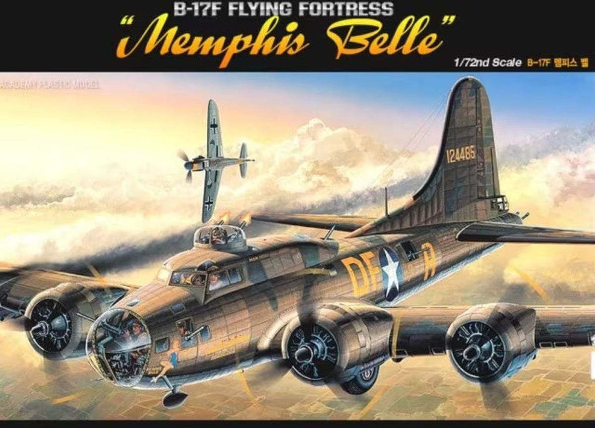 Academy Model 12495  B-17F Memphis Belle  (was kit #2188)