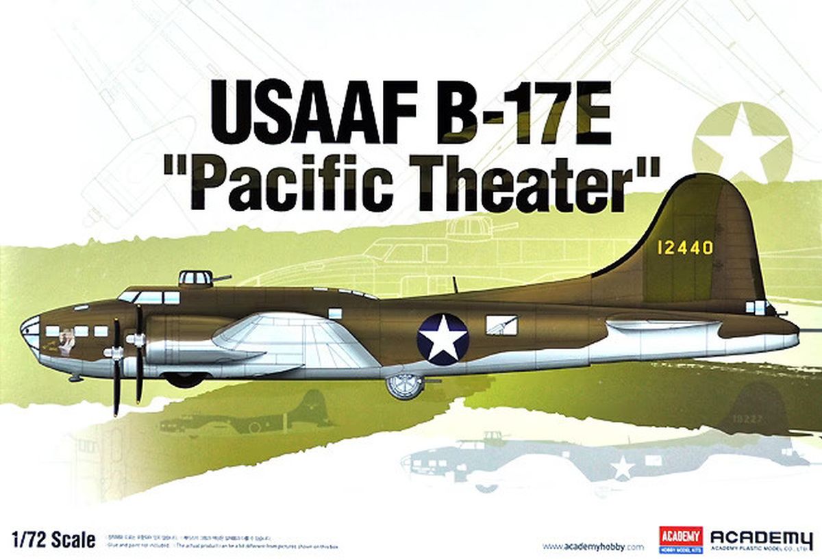 Academy Model 12533  B-17E USAAF Pacific Theater