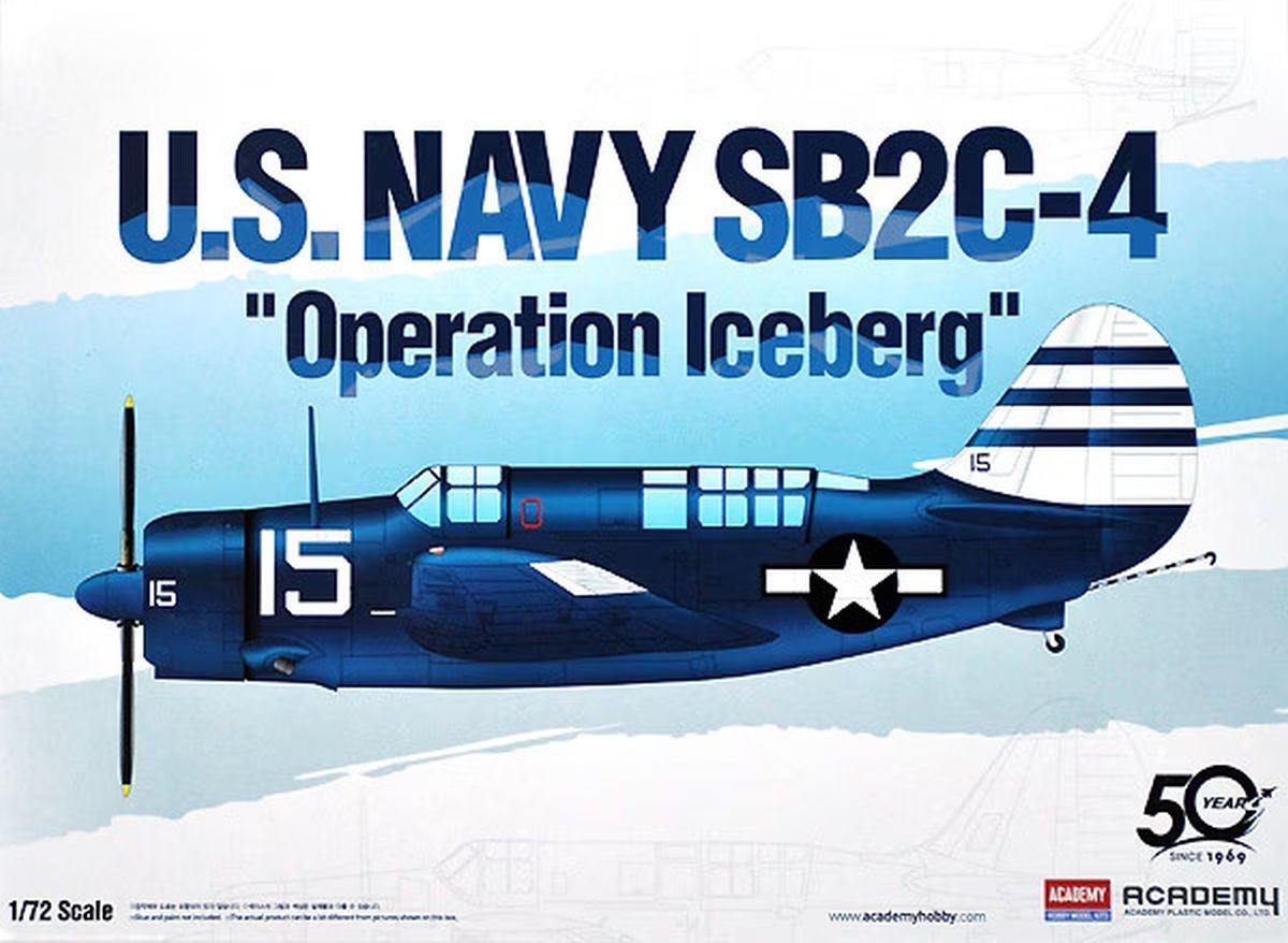 Academy Model 12545 SB2C-4 Operation Iceberg U.S. Navy (limited ed)
