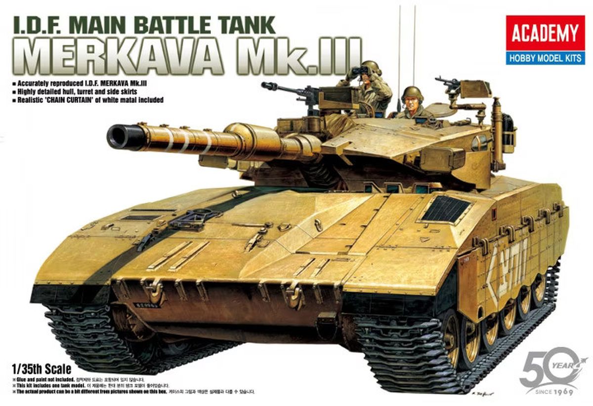 Academy Model 13267 IDF Merkava Mk III (was kit #1391)