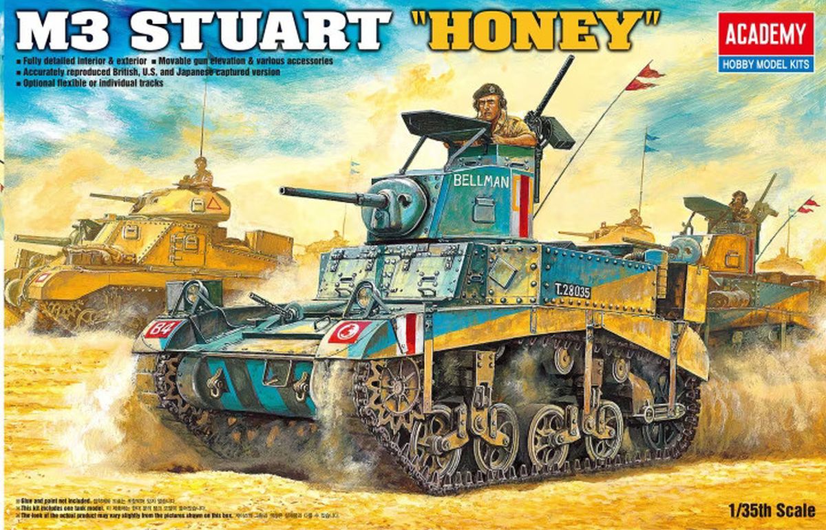 Academy Model 13270  British M3 Stuart Honey  (was kit #1399)