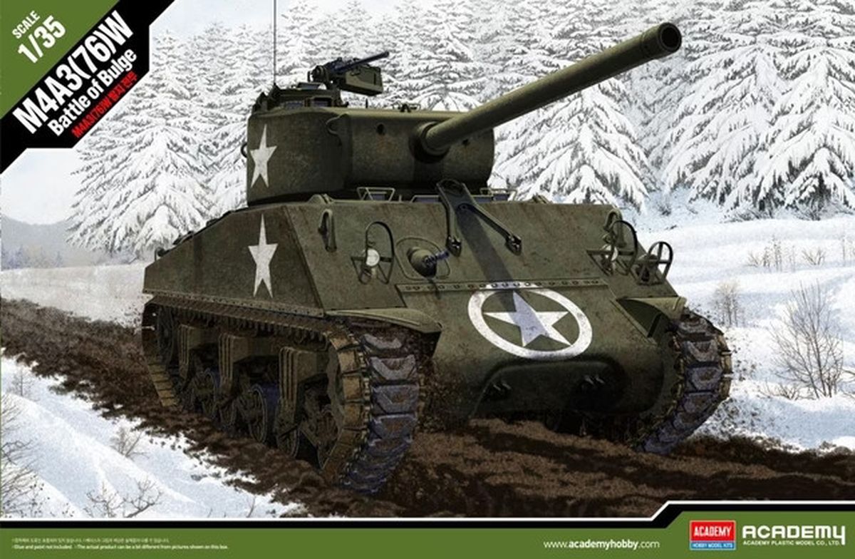 Academy Model 13500 M4A3 (76)W Battle of the Bulge