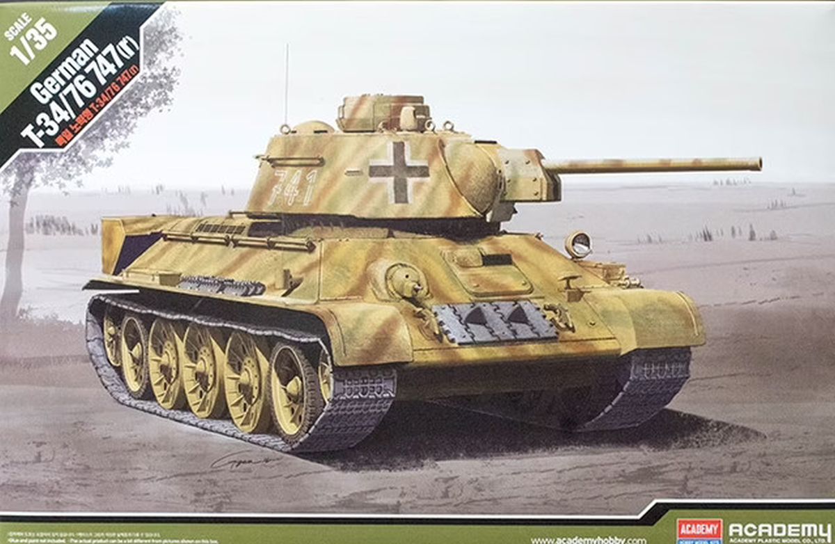 Academy Model 13502 German T-34/76 747(r)