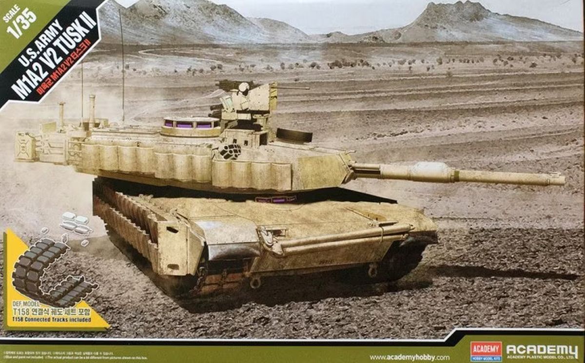 Academy Model 13504 US Army M1A2 V2 TUSK II