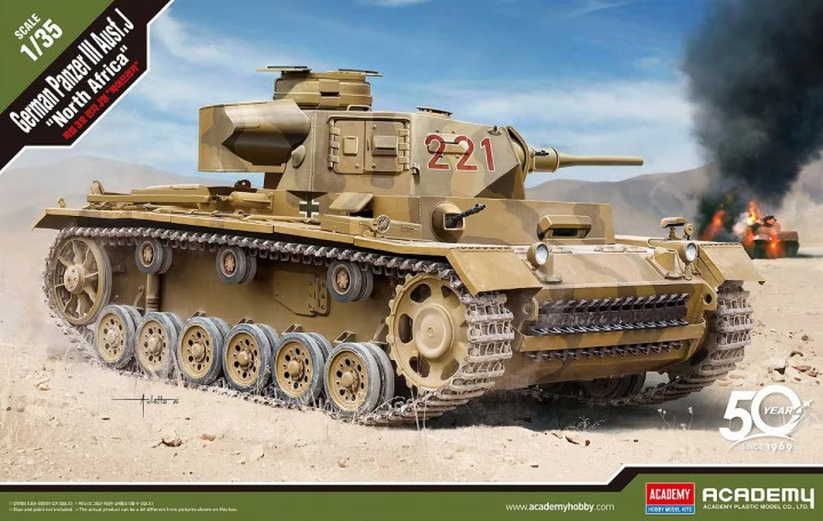Academy Model 13531 German Panzer III Ausf. J North Africa