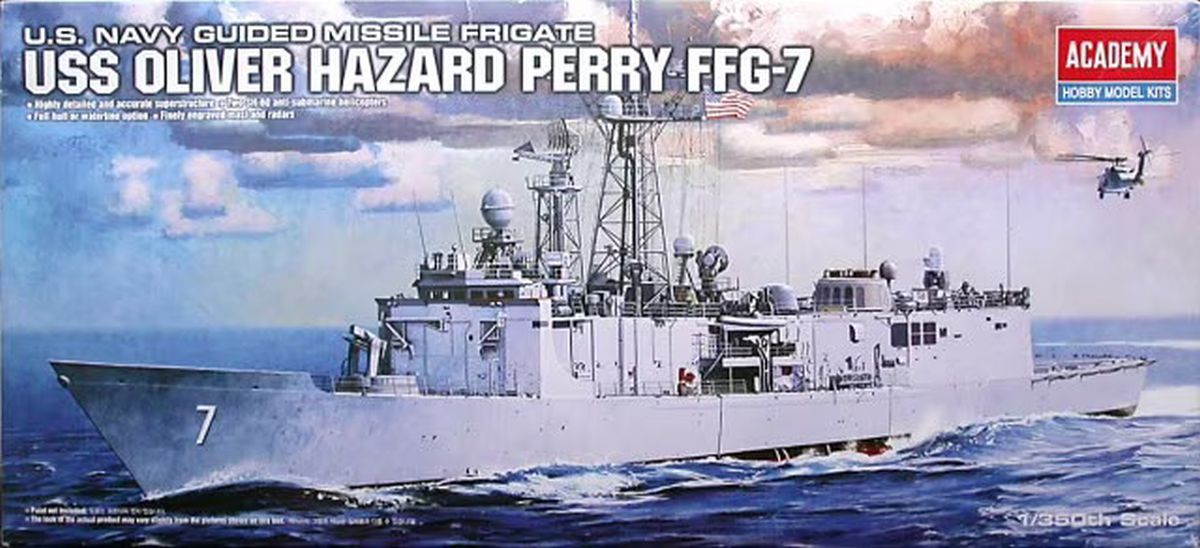 Academy Model 14102 USS Oliver Hazard Perry FFG-7