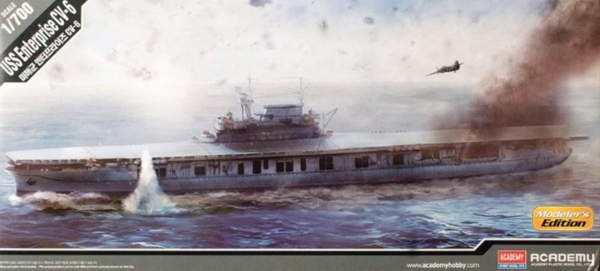 Academy Model 14224  USS Enterprise CV-6 Modelers Edition