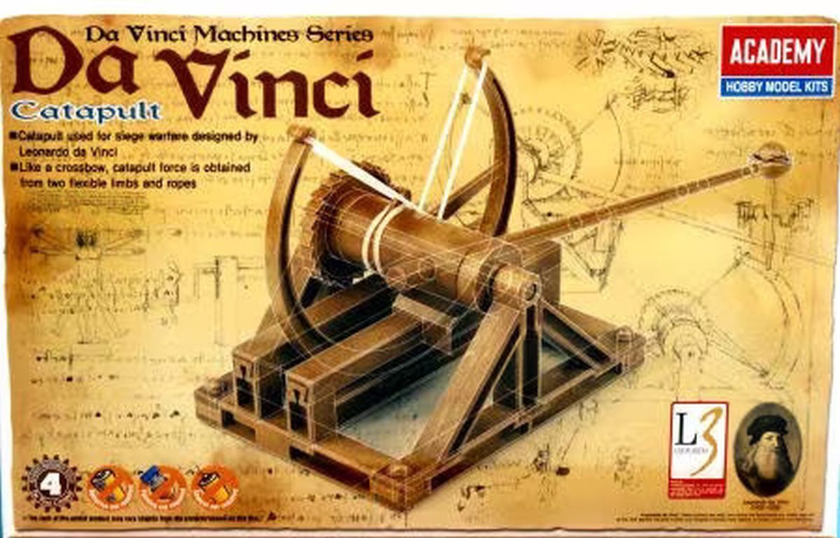 Academy Model 18137  da Vinci Catapult