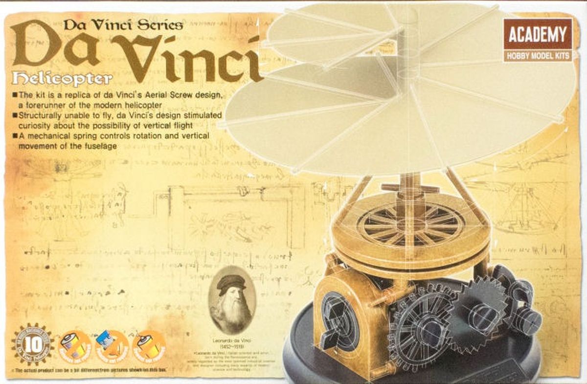 Academy Model 18159  da Vinci Helicopter