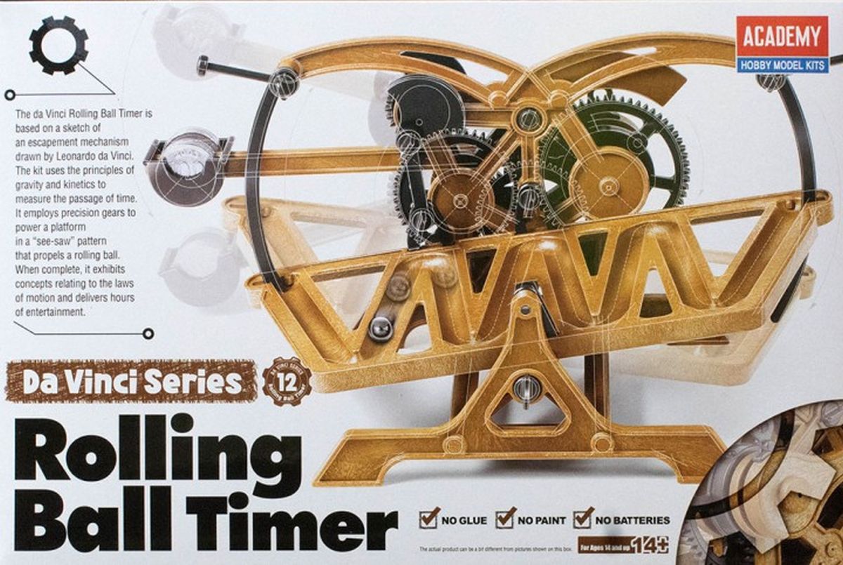 Academy Model 18174  da Vinci Rolling Ball Timer