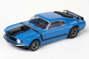 AFX Slot Car 22026 Mustang CLEAR Boss 302 Blue