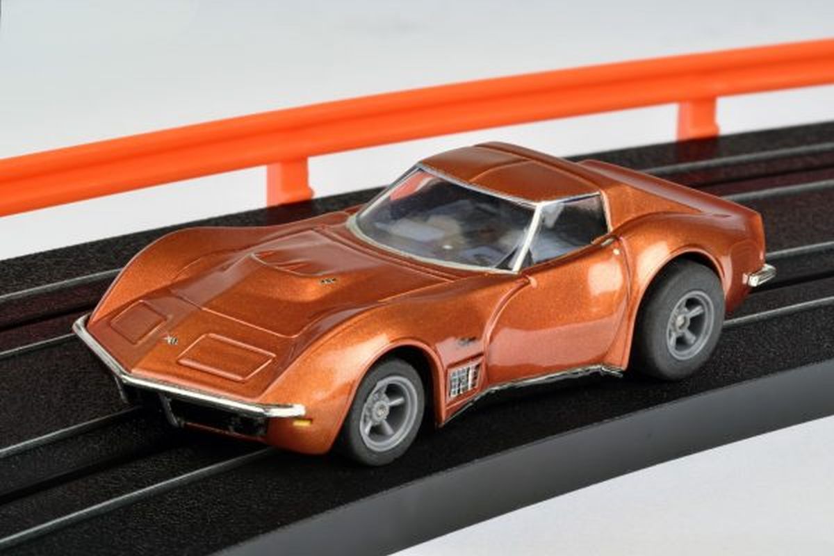 AFX Slot Car 22047 1971 Corvette 454 Orange Metallic