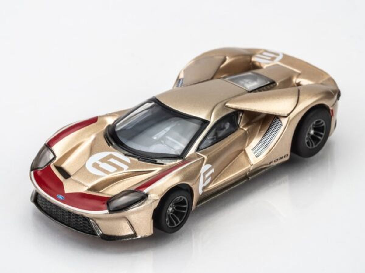 AFX Slot Car 22061 Ford GT Heritage #5 Gold