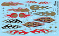 Gofer Racing Model Decal Company11030 Gold Flames Decal