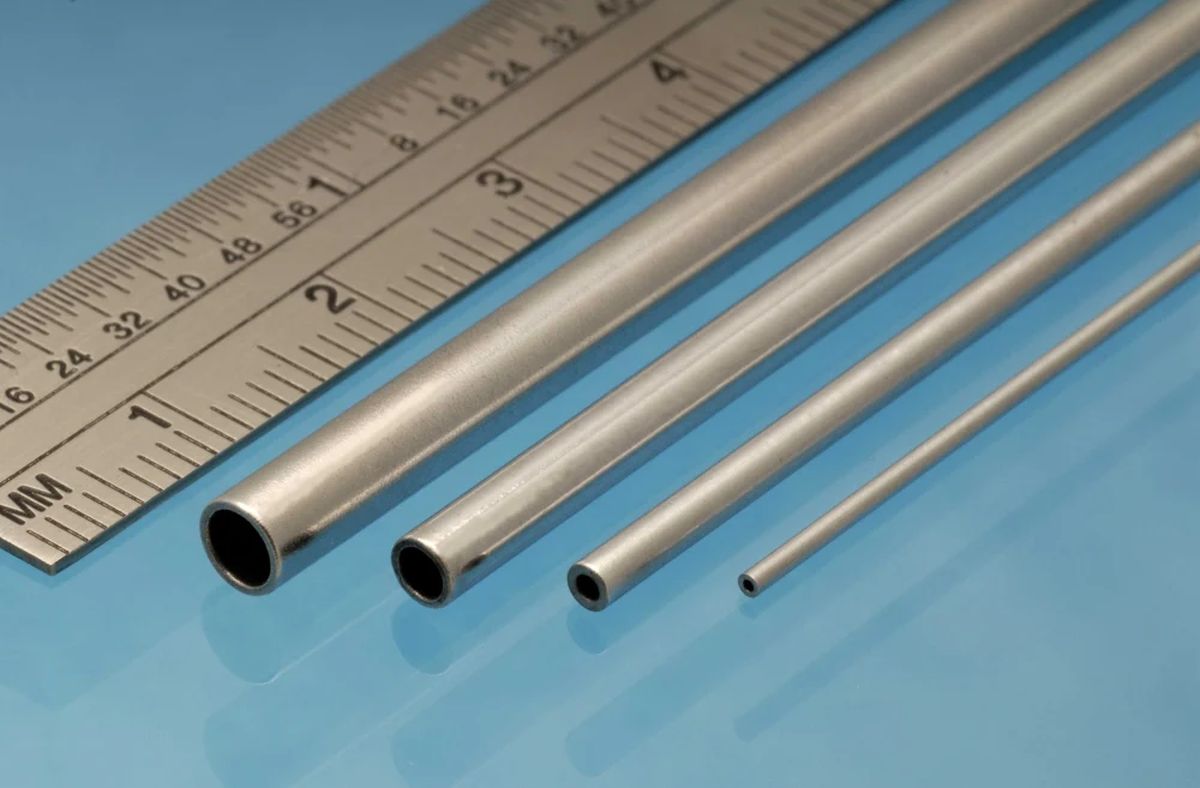 Albion Alloys AT6M Aluminium Tube 6 x 0.45 mm 2pcs
