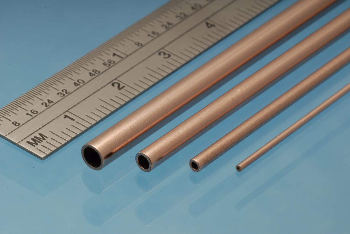 Albion Alloys CT2M Copper Tube 2 x 0.45 mm 4pcs
