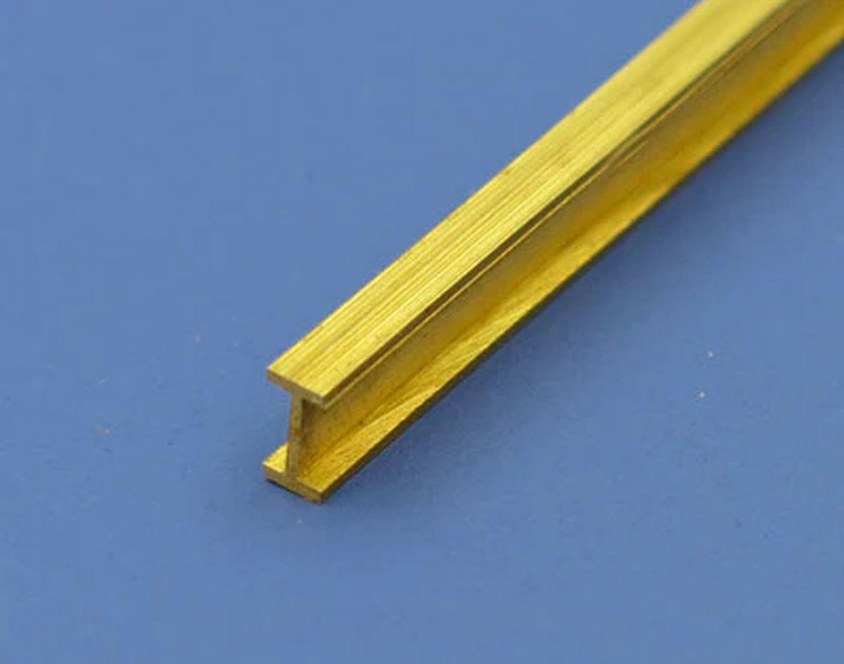 Albion Alloys IB2 Brass I Beam 2 x 1 mm 1pcs