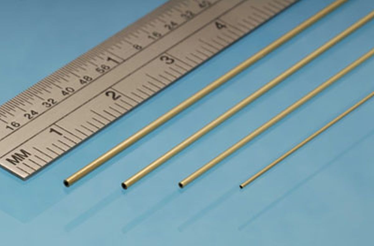 Albion Alloys MBT11 Brass Micro Tube 1.1 mm x 0.9 mm i.d. 3pcs