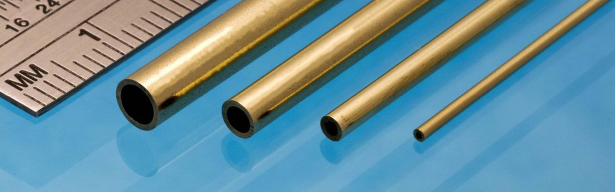 Albion Alloys MBT16 Brass Micro Tube 1.6 mm x 1.4 mm i.d. 3pcs