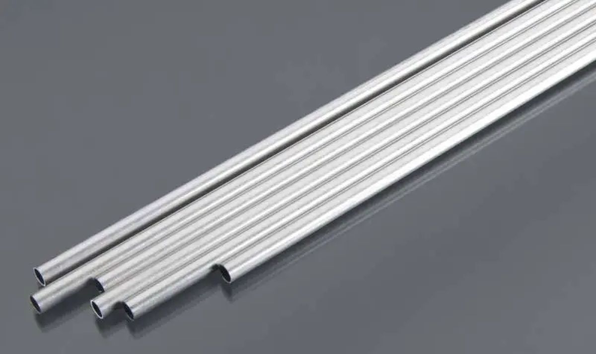 Albion Alloys NST04 Nickel Silver Micro Tube 0.4 mm x 0.2 mm i.d. 2pcs