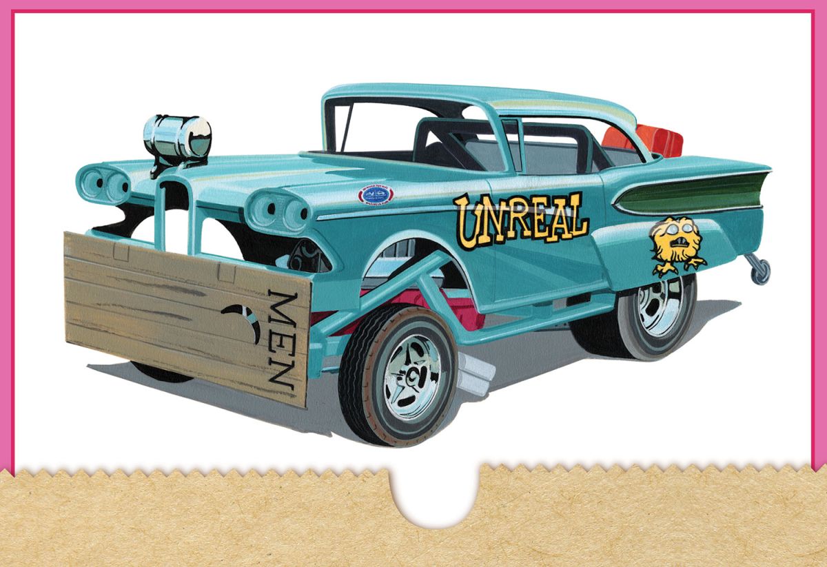 AMT 1321  1958 Edsel AWB Funny Car Unreal Skill 2  NEW - call for discount pricing!