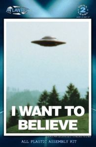 Atlantis Model 1008 I Want to Believe Saucer