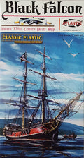 Atlantis Model 6003 Black Falcon Pirate Ship Classic Plastic 1/100 scale