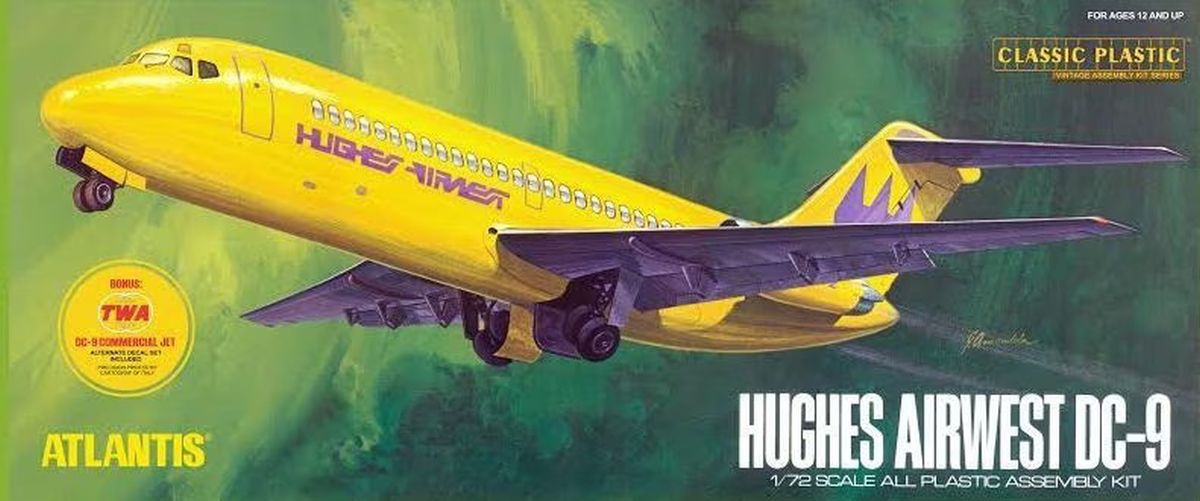 Atlantis Model 6004 Hughes Airwest DC-9