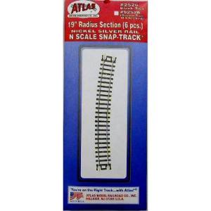 Atlas Model Train 2526 N Code 80 19  Radius/6pk