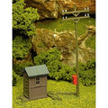 Atlas Model Train 705 HO Telephone Shanty & Pole Kit