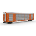 Atlas Model Train 75000027 Z Auto Rack BNSF #696201 Orange Black White