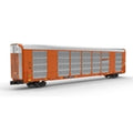 Atlas Model Train 75000029 Z Auto Rack BNSF #696248 Orange Black White