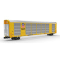 Atlas Model Train 75000043 Z Auto Rack Union Pacific (TTGX) #697387 Yellow Red White Bl