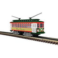 Atlas O Model Train 1001202 Christmas Trolley 1225 Red/Green/Gold/White