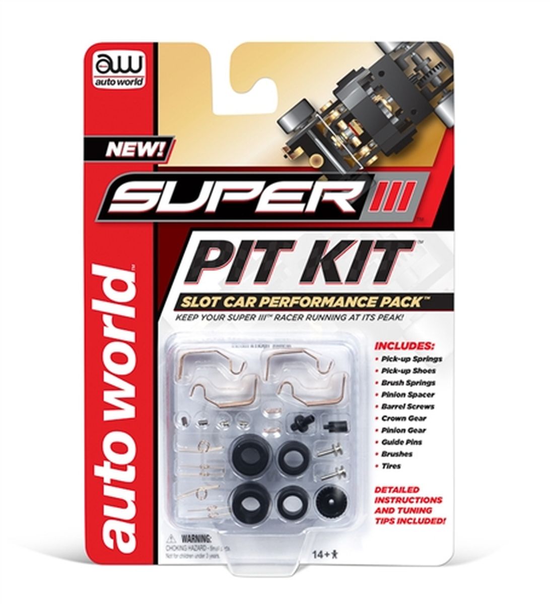 Auto World HO SLOT CAR SuperIII Pit Kit Part 301