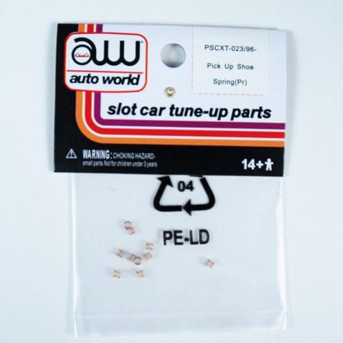Auto World HO SLOT CAR XTraction Pick Up Shoe Spring (Pair) Part PSCXT-023