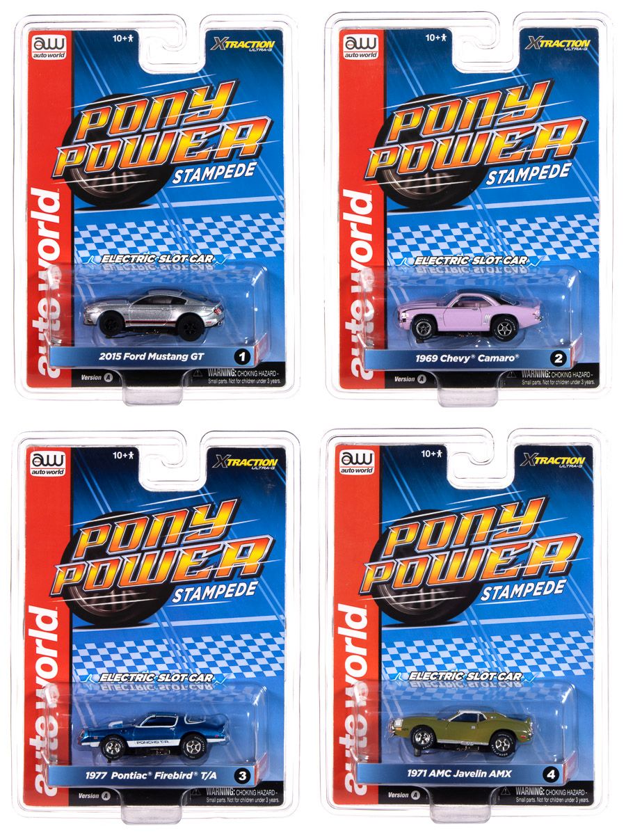 Auto World  Mustang/Chevy Camaro/Firebird/AMC Javelin AWD SC410  (case)