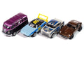 Auto World HO SLOT CAR Greatest Hits Bel Air / Samba / Datsun / Daytona SC412  (case)
