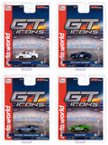 Auto World HO SLOT CAR GT Icons Chaparral 2F/Grand Sport/Shelby Cobra/Ford SC415  (case)