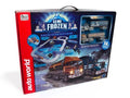 Auto World HO SLOT CAR 14' Semi-Frozen Extreme Conditions Slot Race Set w/ Peterbilt SRS339