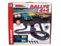 Auto World HO SLOT CAR Rallye 4+4 Over 12 of 4 Lane Racing Action SRS348