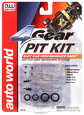 Auto World HO SLOT CAR 4Gear Pit Kit REPLACES 00230 Part TRX133